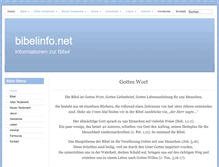 Tablet Screenshot of bibelinfo.net